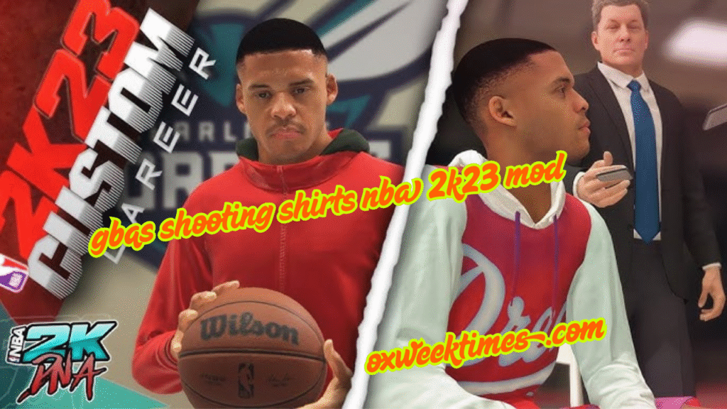 gbas shooting shirts nba 2k23 mod